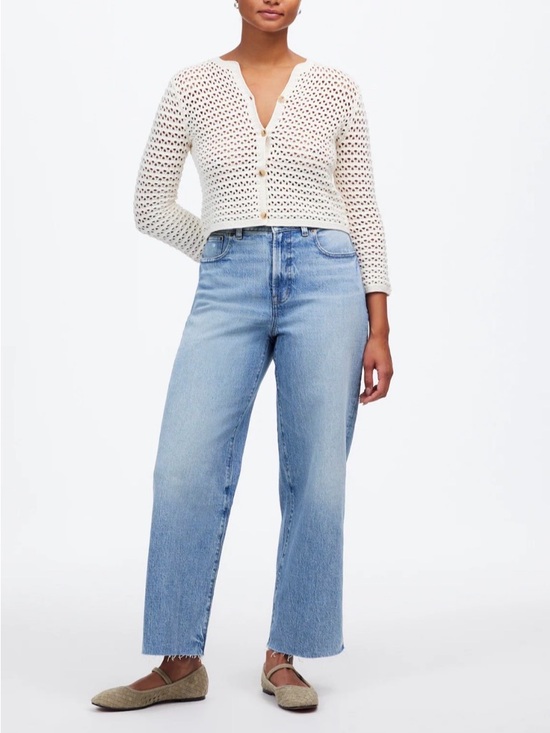 Madewell Denim - Madewell Women’s The Perfect Vintage Wide-Leg Crop Jeans - GREAT CONDITION